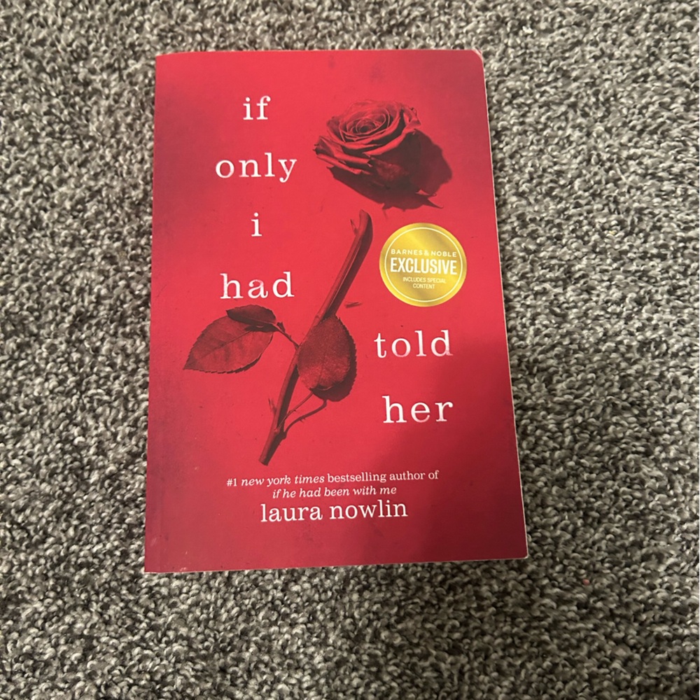 If only I had told her
